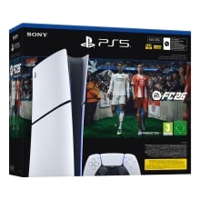 Consola ps5 sony playstation 5 digital 1tb + ea sports fc 26