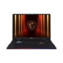 MSI Raider 18 HX AI A2XWJG-459ES Intel Core Ultra 9 285HX Portátil 45,7 cm (18") UHD+ 64 GB DDR5-SDRAM 2 TB SSD NVIDIA GeForce RTX 5090 Wi-Fi 7 (802.11be) Windows 11 Home Negro