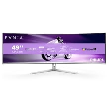 Monitor Philips Evnia 49M2C8900 48.9" QD OLED Dual QHD 240Hz G-Sync Curvo blanco