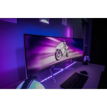 Monitor Philips Evnia 49M2C8900 48.9" QD OLED Dual QHD 240Hz G-Sync Curvo blanco