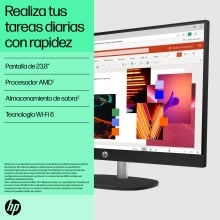 Ordenador all in one hp 24 - cr0138ns ryzen 3 - 7320u -  8gb -  ssd 512gb -  23.8 pulgadas -  freedos