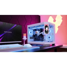 CAJA ATX SEMITORRE GAMING MARS GAMING MC3TCORELCDM 3 CRISTAL TEMPLADO PANTALLA LCD 2x3.5 3x2.5 GPU