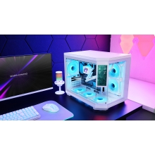 CAJA ATX SEMITORRE GAMING MARS GAMING MC3TCORELCDM 3 CRISTAL TEMPLADO PANTALLA LCD 2x3.5 3x2.5 GPU