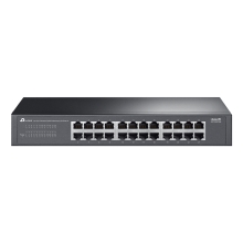 SWITCH NO GESTIONABLE TP-LINK LS1024G 24P 24xLANGb MONTAJE EN RACK