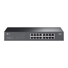 SWITCH NO GESTIONABLE TP-LINK LS1016G 16P 16xLANGb MONTAJE EN RACK