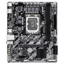 GIGABYTE H810M K Placa Base  Procesadores Intel Core Ultra (Serie 2), VRM de 3+1+2 fases, hasta 6400 MHz DDR5, 1 x M.2 PCIe 4.0, LAN 1 GbE, USB 3.2 Gen 1