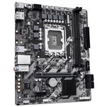 GIGABYTE H810M K Placa Base  Procesadores Intel Core Ultra (Serie 2), VRM de 3+1+2 fases, hasta 6400 MHz DDR5, 1 x M.2 PCIe 4.0, LAN 1 GbE, USB 3.2 Gen 1