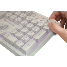 TECLADO MOUSE Y ALFOMBRILLA MARS GAMING MCPWXWES BLANCO H-MECH FRGB 3200DPI