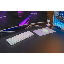 TECLADO MOUSE Y ALFOMBRILLA MARS GAMING MCPWXWES BLANCO H-MECH FRGB 3200DPI