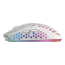 TECLADO MOUSE Y ALFOMBRILLA MARS GAMING MCPWXWES BLANCO H-MECH FRGB 3200DPI