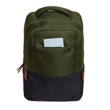MOCHILA TRUST LISBOA COLOR VERDE PARA PORTATILES HASTA 16" 3 COMPARTIMIENTOS 23L