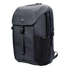 MOCHILA TRUST JERSY COLOR NEGRO PARA PORTATILES HASTA 17" 15 COMPARTIMIENTOS 25L