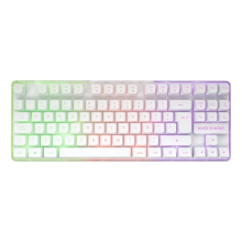 TECLADO MOUSE Y ALFOMBRILLA MARS GAMING MCPWTKLES BLANCO FRGB RAINBOW 3200DPI