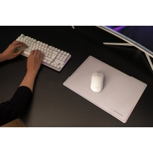 TECLADO MOUSE Y ALFOMBRILLA MARS GAMING MCPWTKLES BLANCO FRGB RAINBOW 3200DPI