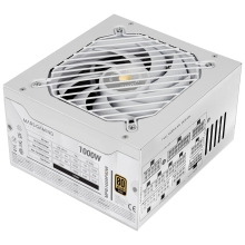 FUENTE DE ALIMENTACIÃN MODULAR MARS GAMING 1000W ATX 3.1 80+ GOLD 140mm SILENT BLANCO