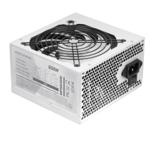 FUENTE DE ALIMENTACION MARS GAMING MPIII 650W, EFICIENCIA 85% PFC ACTIVO VENT 12x12 14db WHITE
