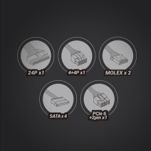 FUENTE DE ALIMENTACION MARS GAMING MPIII 650W, EFICIENCIA 85% PFC ACTIVO VENT 12x12 14db WHITE