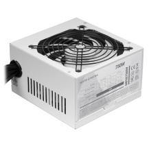 FUENTE DE ALIMENTACION MARS GAMING MPIII 750W, EFICIENCIA 85% PFC ACTIVO VENT 12x12 14db WHITE