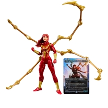 Figura hasbro marvel legends series magic the gathering mary jane watson (iron spider)