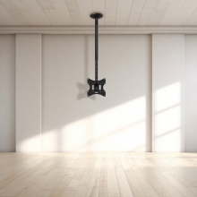 TooQ Soporte de Techo para pantallas 23-42, Negro