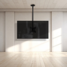 TooQ Soporte de Techo para pantallas 23-42, Negro