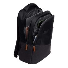 MOCHILA TRUST LISBOA COLOR NEGRO PARA PORTATILES HASTA 16" 3 COMPARTIMIENTOS 23L