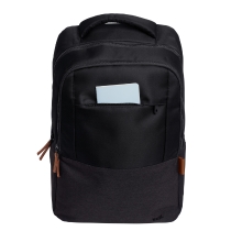 MOCHILA TRUST LISBOA COLOR NEGRO PARA PORTATILES HASTA 16" 3 COMPARTIMIENTOS 23L
