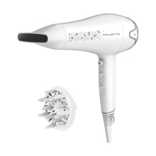 SECADOR DE PELO ROWENTA CV5709F0 MOTION DRY 2200W COLOR BLANCO 6 AJUSTES Y DIFUSOR