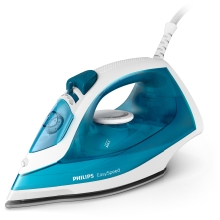 PLANCHA DE VAPOR PHILIPS GC1744/20 SUELA ANTIADHERENTE  2000W 220ml COLOR AZUL