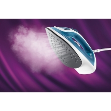 PLANCHA DE VAPOR PHILIPS GC1744/20 SUELA ANTIADHERENTE  2000W 220ml COLOR AZUL