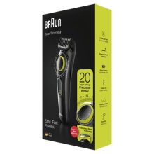 RECORTADORA DE BARBA BRAUN BT3221/EU 20 AJUSTES CORTE 0,5 - 10mm RECARGABLE NEGRO