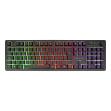 TECLADO MOUSE Y ALFOMBRILLA MARS GAMING MCPWXES NEGRO H-MECH FRGB 3200DPI