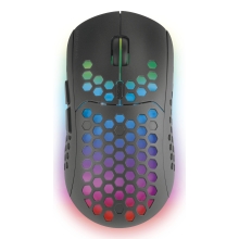 TECLADO MOUSE Y ALFOMBRILLA MARS GAMING MCPWXES NEGRO H-MECH FRGB 3200DPI