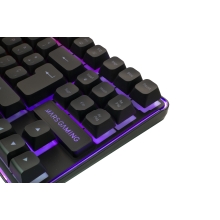 TECLADO MOUSE Y ALFOMBRILLA MARS GAMING MCPWTKLES NEGRO FRGB RAINBOW 3200DPI