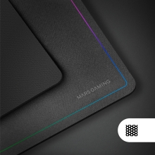 TECLADO MOUSE Y ALFOMBRILLA MARS GAMING MCPWTKLES NEGRO FRGB RAINBOW 3200DPI