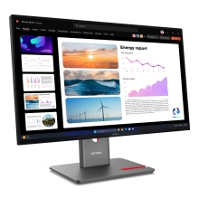 MONITOR 24" HDMI DISPLAYPORT LENOVO P24Q-40 REGULABLE EN ALTURA, PIVOTANTE2560x1440 HUB USB
