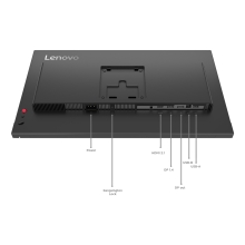 MONITOR 24" HDMI DISPLAYPORT LENOVO P24Q-40 REGULABLE EN ALTURA, PIVOTANTE2560x1440 HUB USB