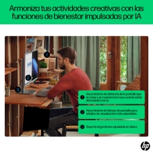 HP OmniStudio X 27-cs0015ns PC Intel Core Ultra 5 125H 68,6 cm (27") 1920 x 1080 Pixeles PC todo en uno 16 GB DDR5-SDRAM 512 GB SSD Windows 11 Home Wi-Fi 7 (802.11be) Plata