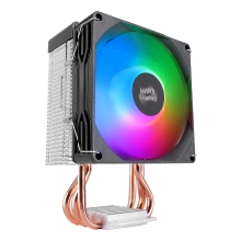 VENTILADOR CON DISIPADOR DE CPU MARS GAMING MCPUX3 TDP 190W PWM LOW PROFILE FRGB NEGRO