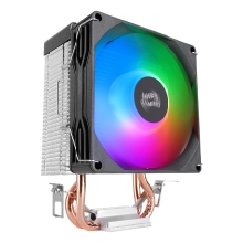 VENTILADOR CON DISIPADOR DE CPU MARS GAMING MCPUX2 TDP 150W PWM LOW PROFILE FRGB NEGRO