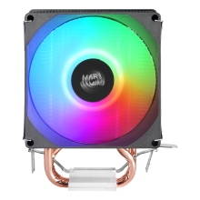 VENTILADOR CON DISIPADOR DE CPU MARS GAMING MCPUX2 TDP 150W PWM LOW PROFILE FRGB NEGRO
