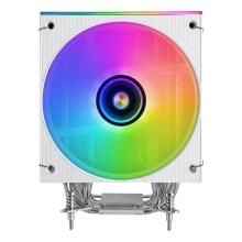 VENTILADOR CON DISIPADOR DE CPU MARS GAMING MCPULCD TDP 300W 120mm PANTALLA LCD ARGB BLANCO