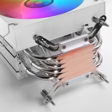 VENTILADOR CON DISIPADOR DE CPU MARS GAMING MCPULCD TDP 300W 120mm PANTALLA LCD ARGB BLANCO