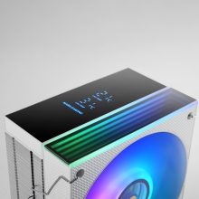 VENTILADOR CON DISIPADOR DE CPU MARS GAMING MCPULCD TDP 300W 120mm PANTALLA LCD ARGB BLANCO