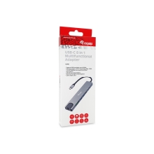 DOCKING USB-C EQUIP 133497 A 1xHDMI 4K 2xUSB-A 3.2 5Gbps 1xTF 1xMicroSD 1xUSB-C PD 100W 1xRJ45