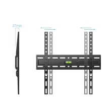 TooQ Soporte Fijo de pared para pantallas 32"- 75", Negro