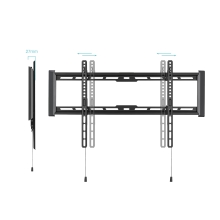 TooQ Soporte Fijo de pared para pantallas 37"- 80", Negro