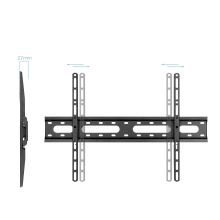 TooQ Soporte Fijo de pared para pantallas 37"- 80", Negro