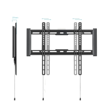 TooQ Soporte Fijo de pared para pantallas 32"- 70", Negro