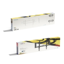 TooQ Soporte Fijo de pared para pantallas 32"- 70", Negro